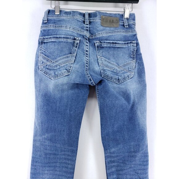 BKE Alec Straight Leg Jeans Mens Size 29R Medium Wash Denim Stretch - Picture 5 of 11